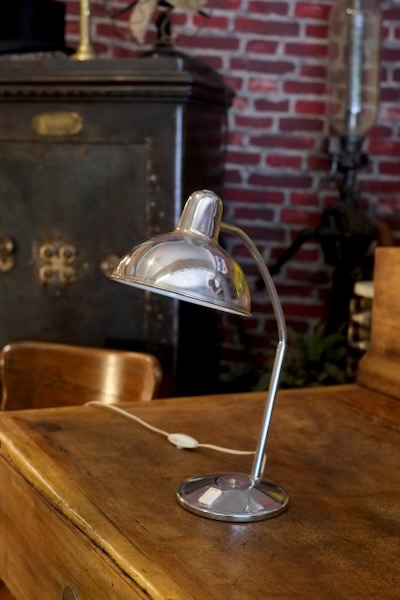 lampe design aluminor chrome vintage 1960